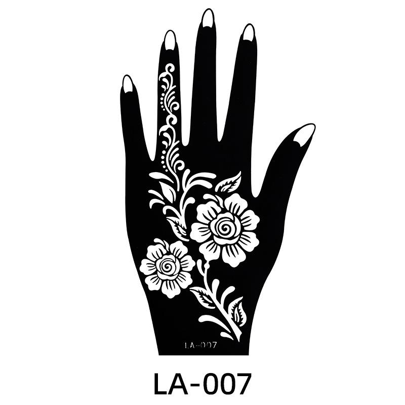 

Полая тату-наклейка водостойкая индийская хна шаблон тату ручная роспись DIY раскрашенная тату на руку 120 * 210Mm (die)