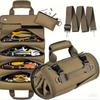 1Pc Waterproof Magnetic Buckle Tool Roll Oxford Fabric Tool Bag for Home Storage and Multi-Purpose Use