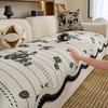 Vintage Style Chenille Sofa Cover Slipcover Non-Slip Decorative Cushion Pad Living Room Couch Chair