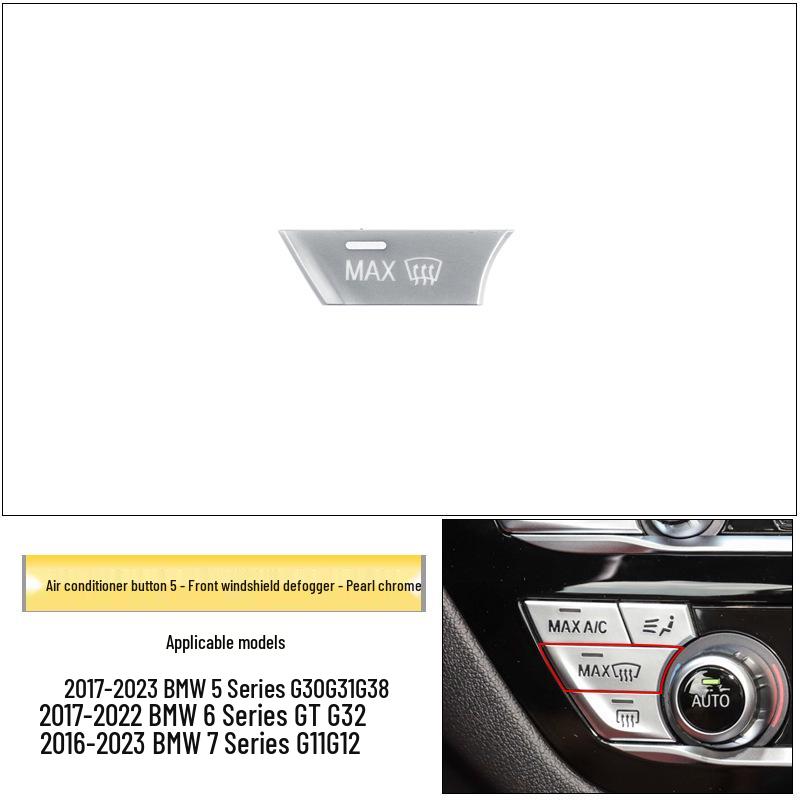 BMW 5 & 7 Series G30/G12 Air Conditioning & Fan Speed Adjustment Buttons for Center Console