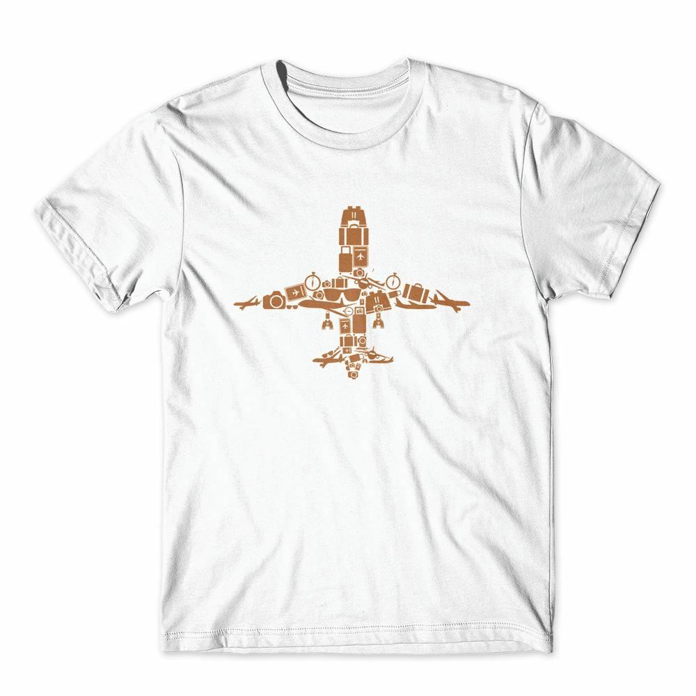 

Airplane Stylish T-Shirt 100% Cotton Premium Tee NEW XL