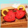 Heart Lock Plush Toy Couple Gift For Valentines Day Romantic Decor