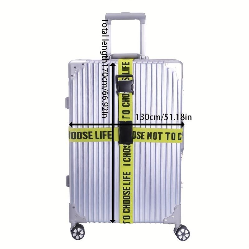 Travel Luggage Straps 3 Pcs Set Elastic Binding Strap for Trolley Case Secure Cross Code Straps