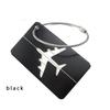 Aluminum Luggage Tag Anti-theft Steel Ring Durable ID Marker for Travel Suitcase Duffel Bag Backpack