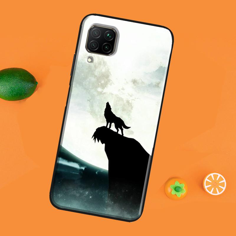 Mond Heulender Wolf Für Honor 50 Hülle 8X 9X 10i Hülle Für Huawei Nova 5T P Smart 2021 P20 P30 P40 Lite Pro