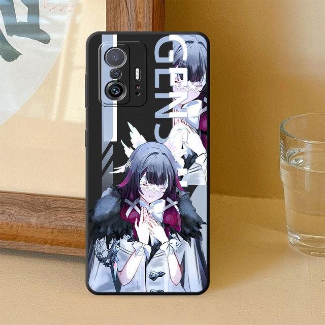 Schwarze weiche Bumper Hülle für Samsung Galaxy S23 5g S21 S20 S22 Note 20 Ultra 10 Plus 8 9 Genshion Impact Tartaglia Anime Cover
