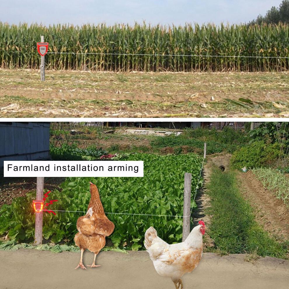 Animal Repellent USB Interface Charging Energy Saving Solar Powered Animal Repellent for Rabbit Fox Wild Pig