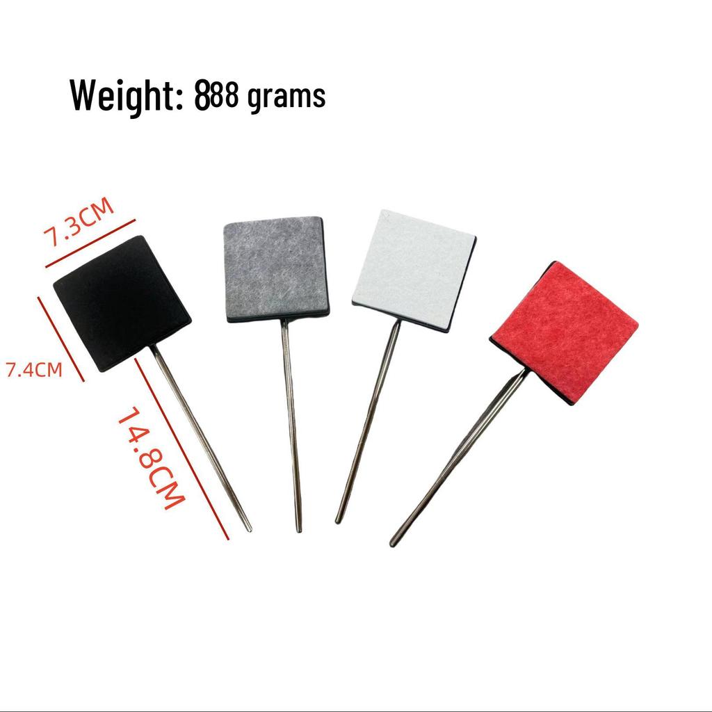 Drum Kit Pedal Accessories: Single/Double Bass Pedal with Mallet and Felt Hammer Head