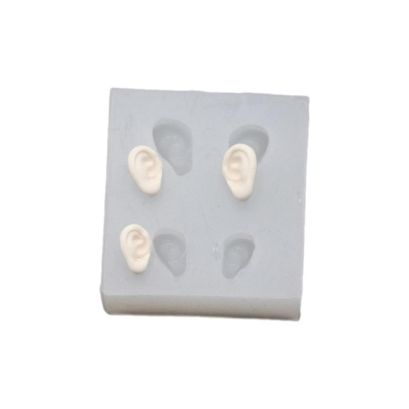 Universal Use Fondant Molds Delicate Ear ShapesDecor Crafting Versatile Silicone Mold for Your Cakes Cupcakes Dessert