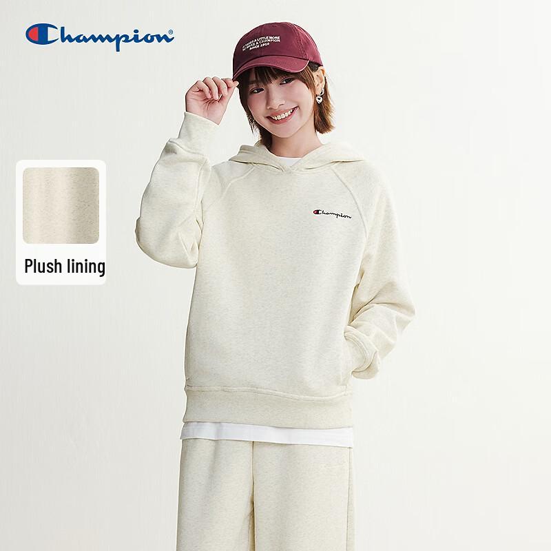 Champion Women's Raglan Hooded Plush Sweatshirt
