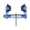 Manual Trolley, 4400 lbs/2 Ton Load Capacity, Push Beam Trolley with Dual Wheels, Adjustable for I-Beam Flange Width 63.5-177.8 mm, Heavy Duty Alloy