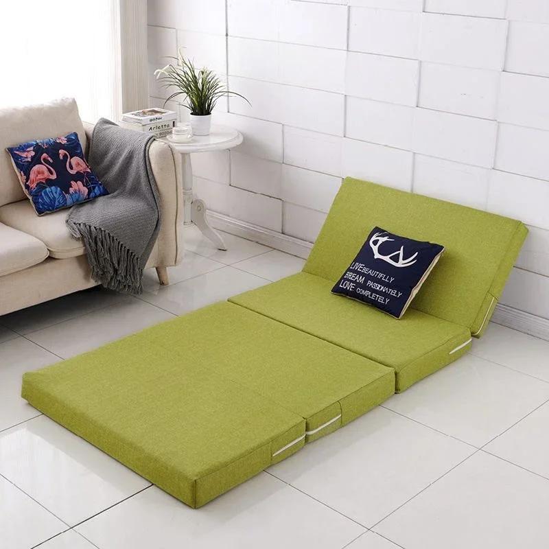 Memory Simple Foam Folding Mattress Mat Tatami Yoga Pad Foldable Sponge Mattresses for Office Lunch Break Single Bed Furniture