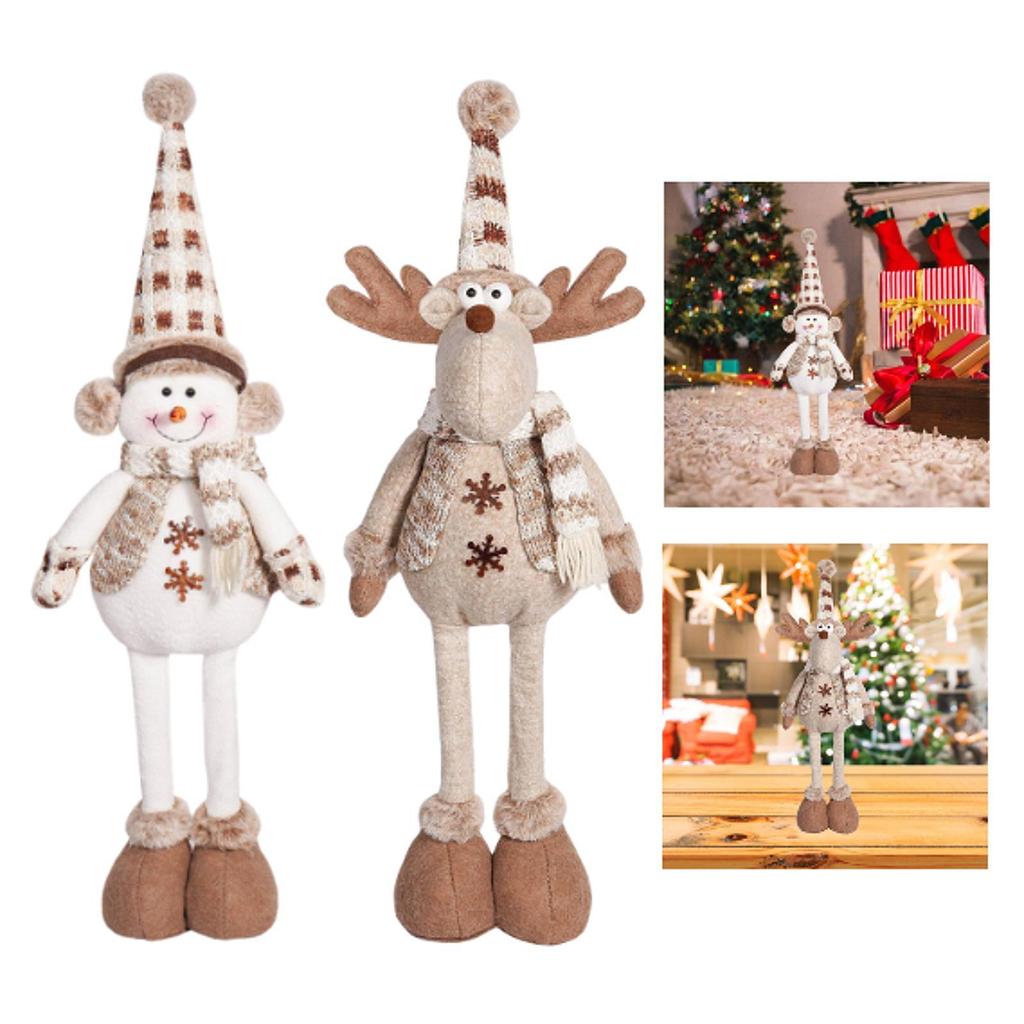 Christmas Tree Hanging Ornament Handmade Charm Hanging Doll Christmas Doll for Holiday Indoor Outdoor Home Office Party Tabletop