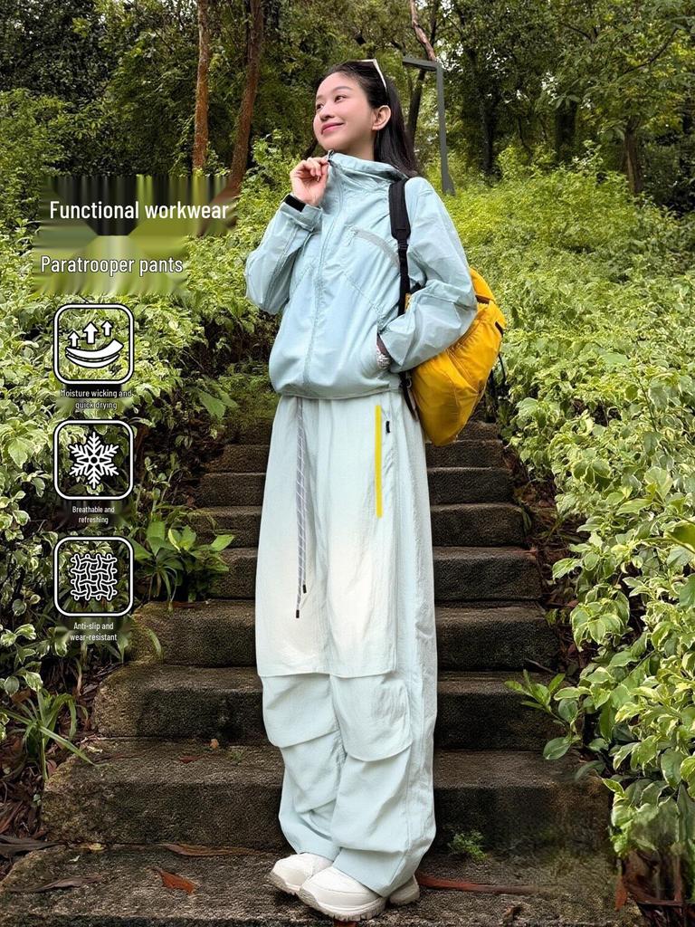 Damskie wodoodporne spodnie górskie hardshell w wersji petite