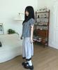 Onseuka 2 Way Lace Tube Skirt (Light Gray)