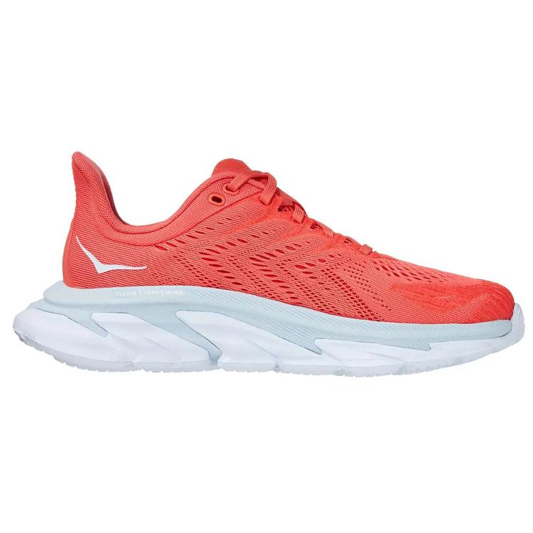 HOKA ONE ONE Clifton Edge Hot Coral Women's 1110511-HCWH