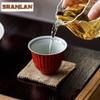 2 Stück/Los Rote Glasur Handbemalt Doppellinien-Teetasse Zen-Teeschale Kanne Teeverkostung Duftbecher Chazhan Meistertassen Teegeschirr 50ml