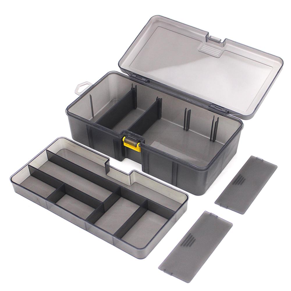 Double Layer Fishing Box Lure Case Portable Fishing Storage Bucket Waterproof Fishing Bait Box Fishing Tool Case Bait