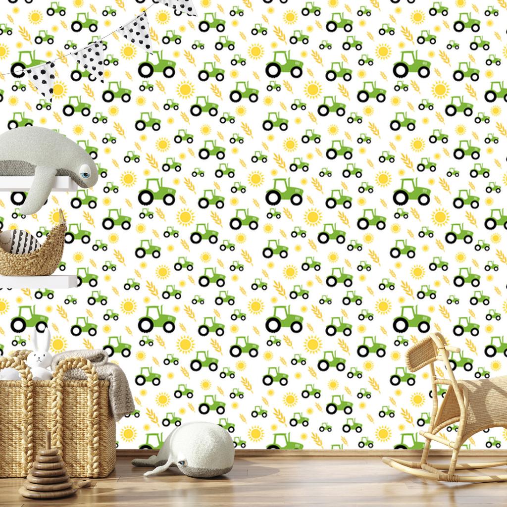 Tractors wallpaper for living room and bedroom 50x1000