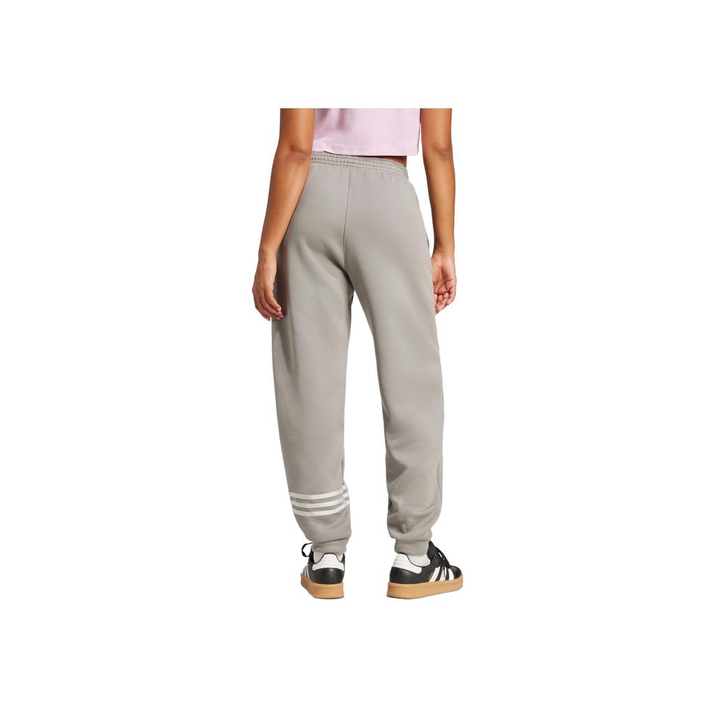 Adidas Originals Neucl Sweatpants Loose Fit Elastic Waist Three Stripes Tapered Knit Sports Pants Women Bottoms JI8504