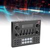 V9SJ Live Soundkarte Voice Changer mit 12 Szenen und elektronischen Effekten Auditory Mixer unterstützt 2 Mikrofone zum Singen