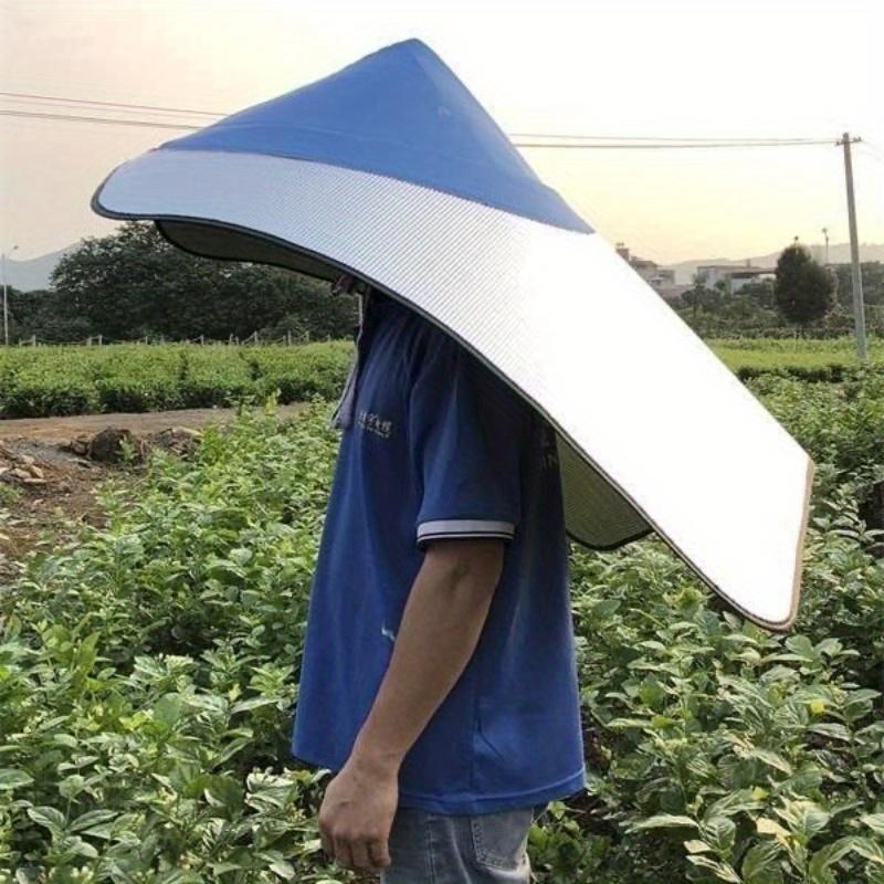 2025 New Cape Hat Pointed Hat Outdoor Stacked Bamboo Hat Fishing Hat Cover Hat