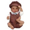 Newborn Infant Doll 10 Inch Children Lovely Lifelike Soft Silicone Girl Baby Doll Role Play Toy