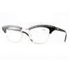 Yellowrock Stylish Reading Glasses That Make You Look 5 Years Younger Includes Case Cloth Power Range To Yr534 [Yellowrock] Three-Color Set Cat-Eye -