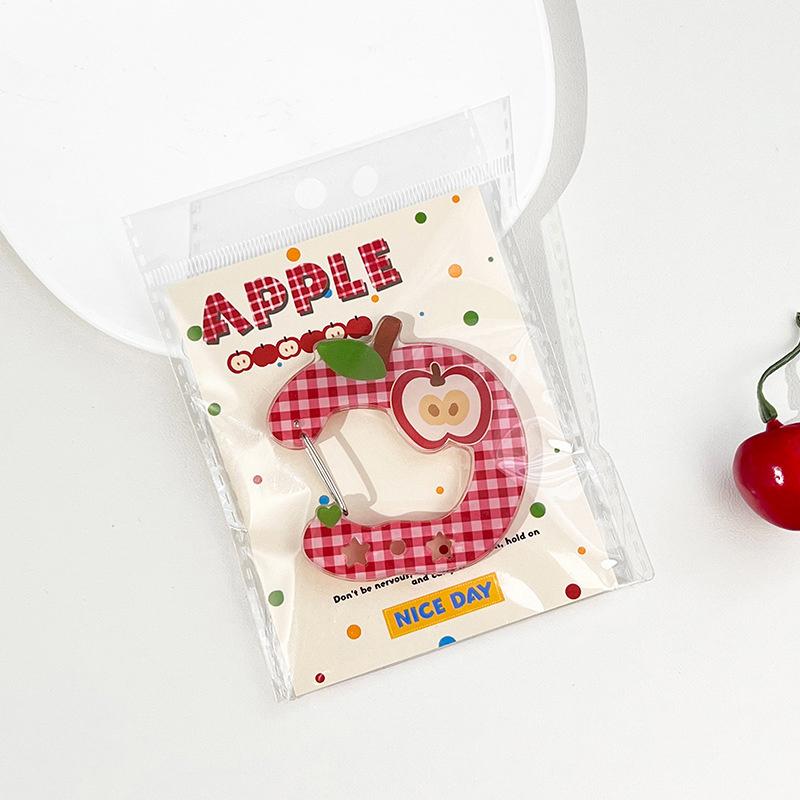 

Милый мультяшный акриловый держатель для брелока, кавайный брелок в виде фрукта, креативный карабин для подвески на сумку, крючок, аксессуары для подвешивания ключей