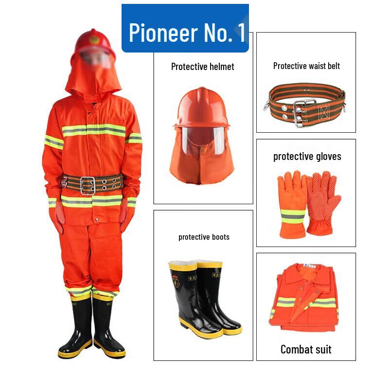 Pioneer No.1 97 Model Firefighter Protective Suit (6-Piece Set)