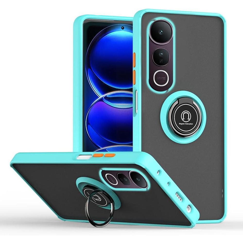 

Матовый чехол Armor для Vivo V50 Lite 5G, чехол с кольцом-магнитом, подставка-держатель, противоударный чехол, Coque Fundas vivo V50 Lite