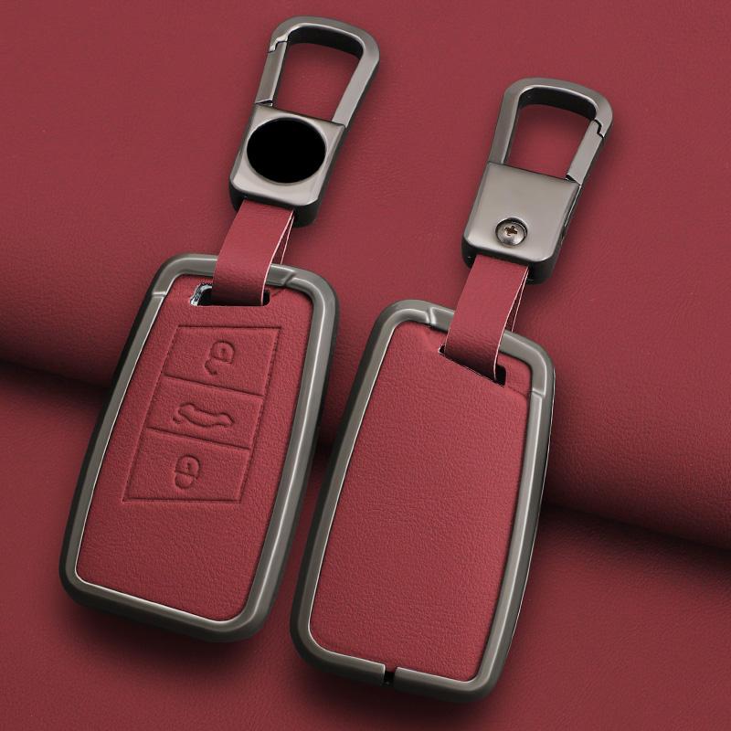 Zinc alloy car key cover, suitable for Volkswagen Passat B8, Tiguan, Skoda Kodiaq, Fabia, Caracal, Opel Astra, SEAT car keychain