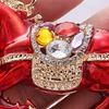 2026 Chinese Zodiacal Horse Keychain Bedazzled Rhinestones Artistic 3D Model Portable for Everyday Essential