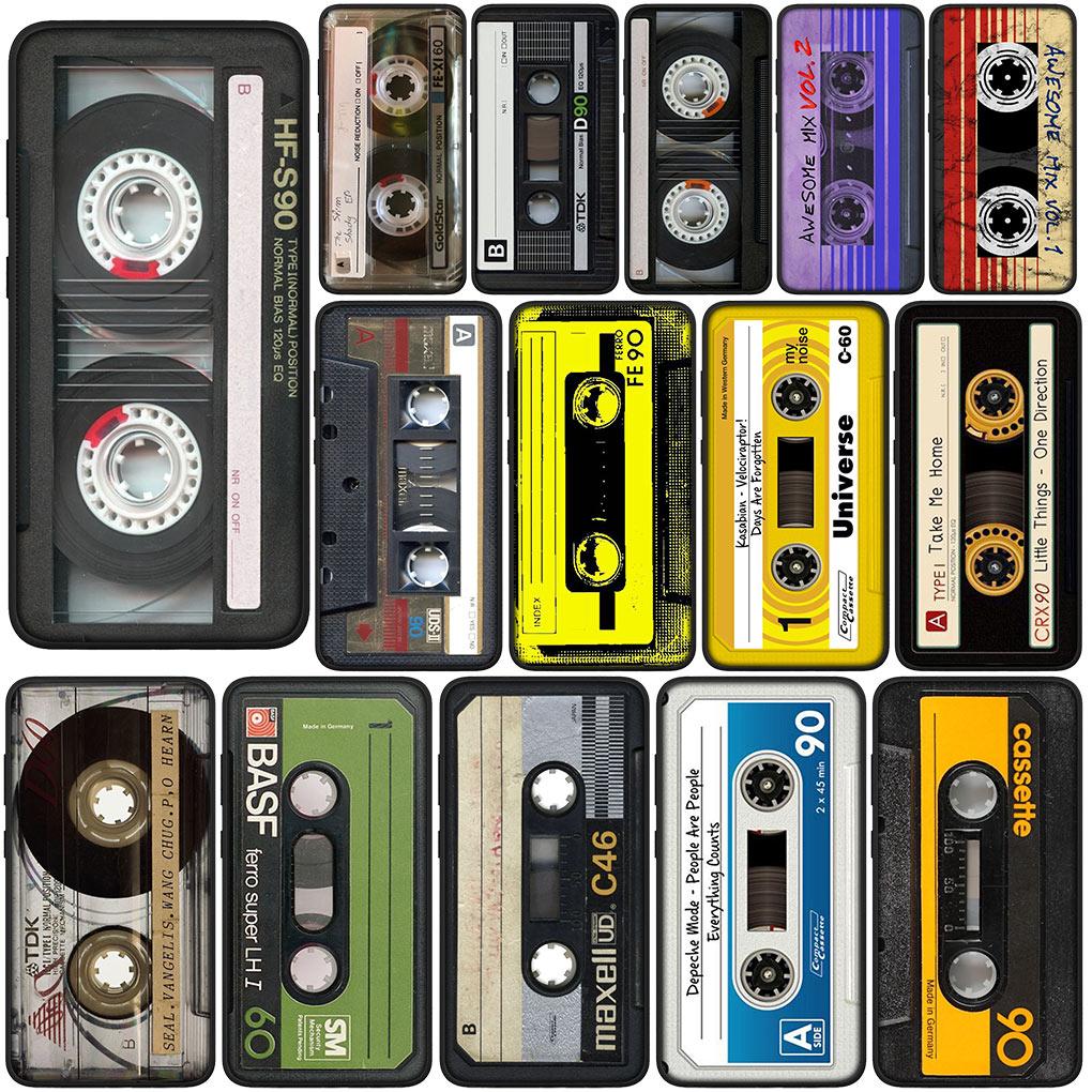 Cassette Tape Soft Phone Cover for Xiaomi Redmi Note 13 13C A3 A3X Mi POCO F6 F5 Pro C65 C55 C50 C51 Silicone Case