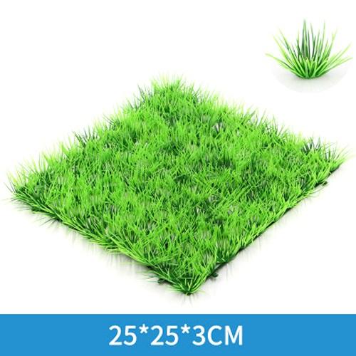 

Искусственная зеленая трава, растение, газон, дерн, водный декор для аквариума, аквариума, декор из искусственного мха, аквариумные украшения, аквариумные принадлежности, 25x25см M