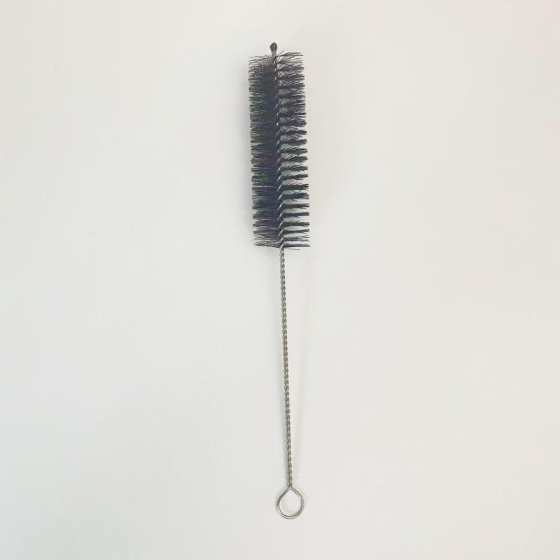 304 Stainless Steel Nylon Cleaning Brush for Baby Bottles & Test Tubes - Soft Spiral Bristles