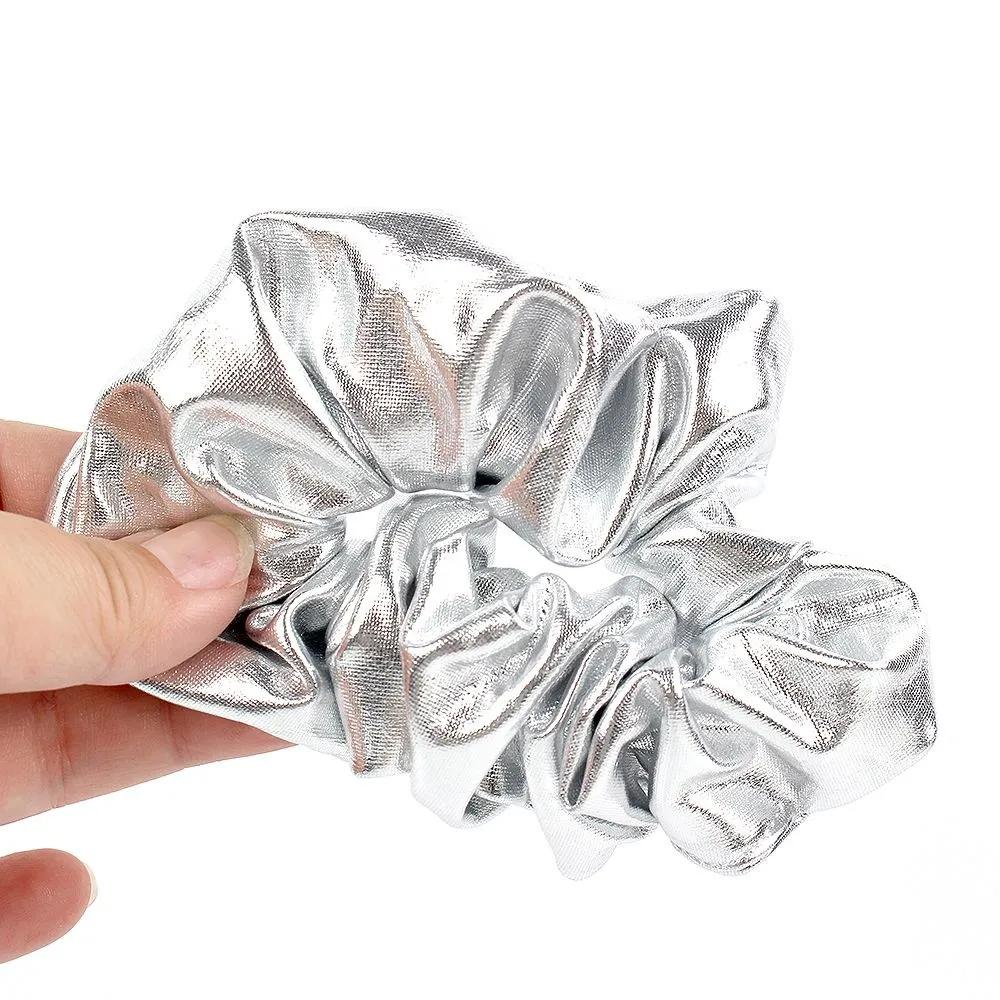 Silver Scrunchie Y2K Scrunchie
