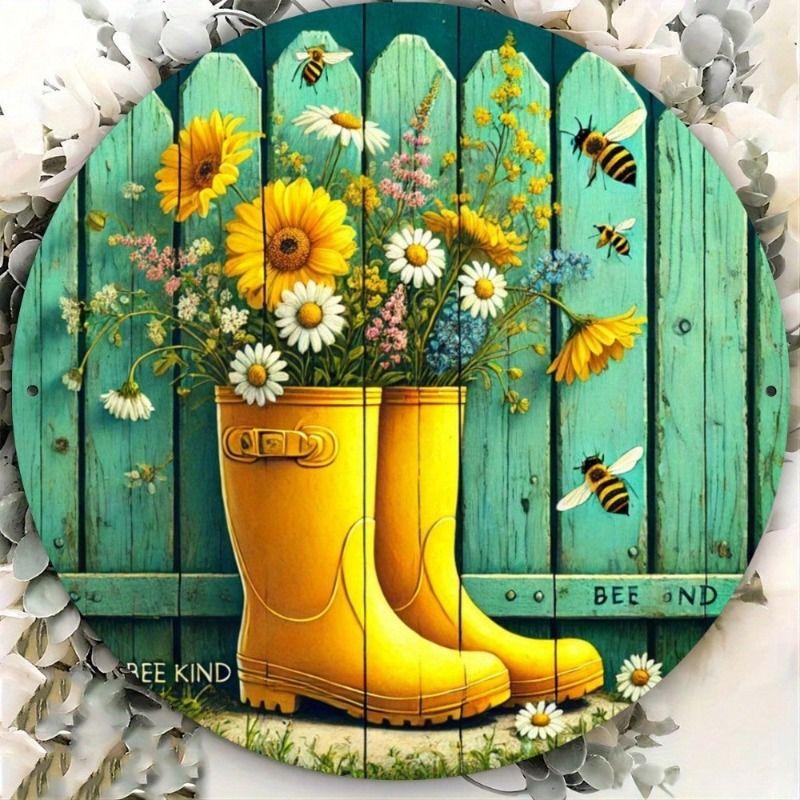 Wall Metal Decorative Paintings for Kitchen Farm Cafe Interior