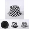 Versatile Black White Print Fisherman Bucket Hat Featuring A Fun Smiley Face Patch For Men And Women
