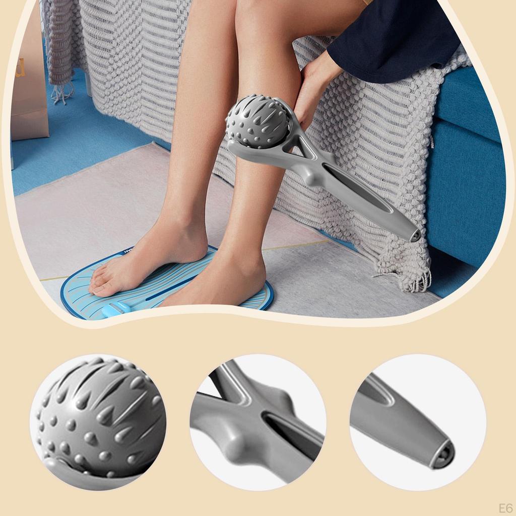 Handheld Massage Roller Acupoint Comfortable for Travel Easy to Carry Effective Convenient Leg