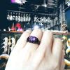 Punk Skull Crystal CZ Gothic Flower Rings for Women Girls Silver Plated Luxury Wedding Ring Jewelry Gifts