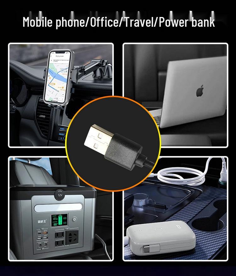 USB Electric Heated Car Seat Cushion - Warm Auto Seat Cover for Autumn/Winter