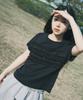 Ohesio Dot Frill T-Shirt, Black