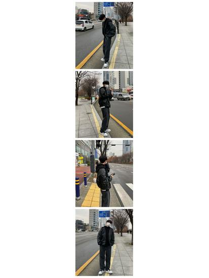 Men's American High Street Rapper Style PU Leather Hooded Jacket - Casual, Loose Fit, Cotton-Insulated Motorcycle Outerwear