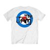 The Jam Unisex Adult Target Logo Back Print Short-Sleeved T-Shirt