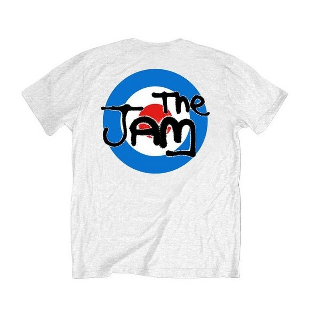 The Jam Unisex Adult Target Logo Back Print Short-Sleeved T-Shirt