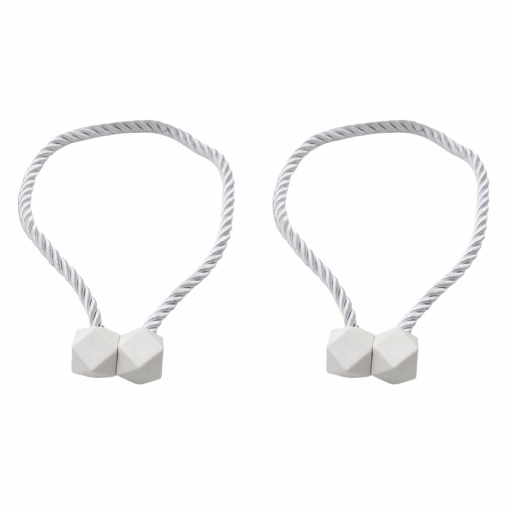 2Pcs INS Window Curtain Buckles Adjustable Magnetic Curtain Strap Curtain Holders  Home Decoration