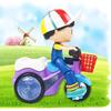Elektrisches Kinder-Dreirad mit Pedalen, Musik und Lichtern