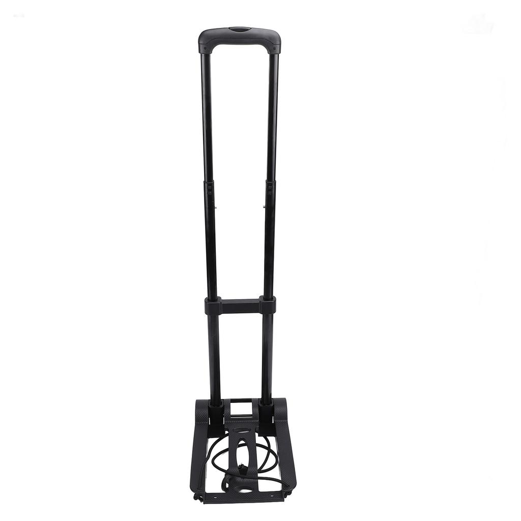 Folding Hand Truck with Elastic Rope Rolling Platform Luggage Cart for Travel Transport Moving