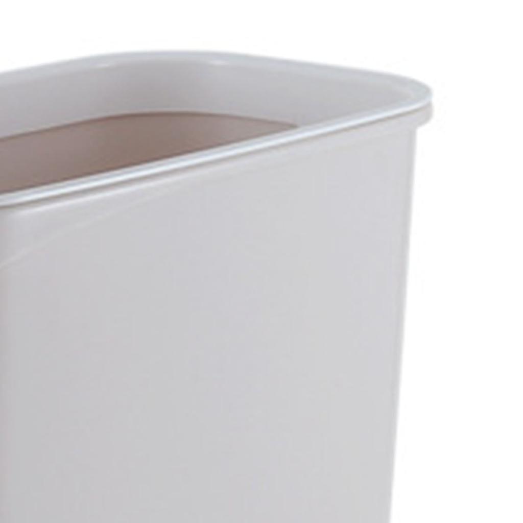 Narrow Trash Bin Rectangular Pressure Ring Space Saving Slim Trash Can Home Wastebasket for Bathroom Kitchen